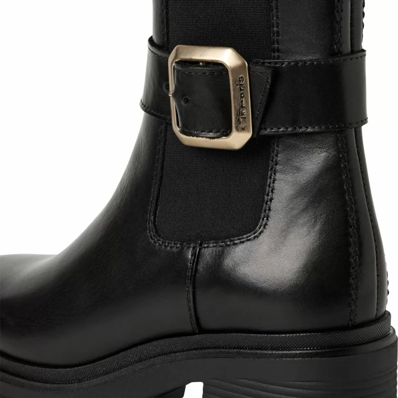 Дамски Боти На Ток TAMARIS – 1-25433-45-001 BLACK — снимка 4