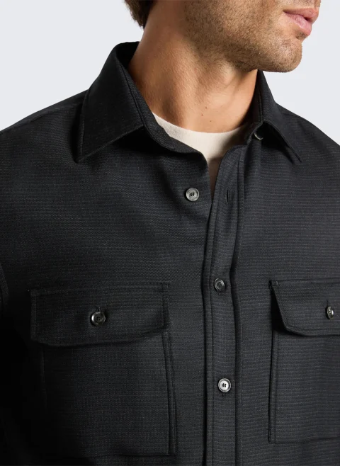Риза от вълна 'Military shirt' Brioni — снимка 4