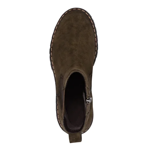 Дамски Равни Боти TAMARIS – 1-25449-47-722 OLIVE — снимка 5