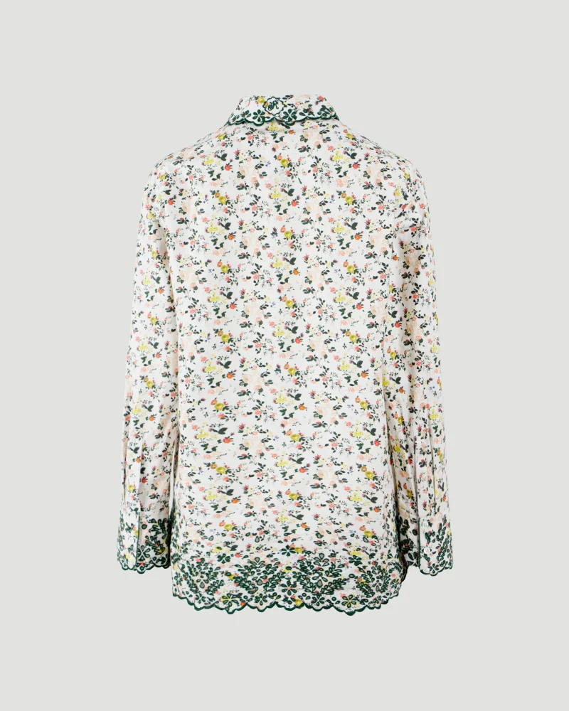 Floral Shirt in Cotton — снимка 2