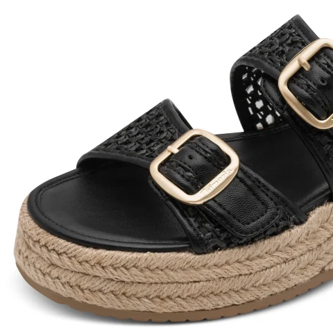 Дамски Равни Чехли TAMARIS – 1-27221-46-001 BLACK — снимка 4