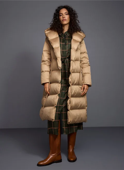 Дълго пухено яке Marc Cain Collections — снимка 7