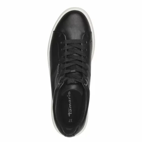 Дамски Сникърс TAMARIS – 1-23736-42-0A3 BLACK LEATHER — снимка 5