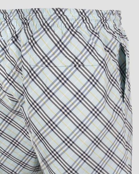 Check Swim Shorts in Breeze — снимка 3