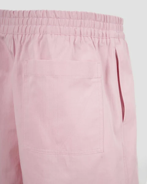 Cotton Twill Shorts in Camelia — снимка 2