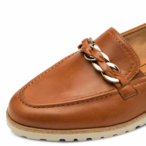 Дамски Лоуфър TAMARIS – 1-24200-42-348 COGNAC LEATHER — снимка 4