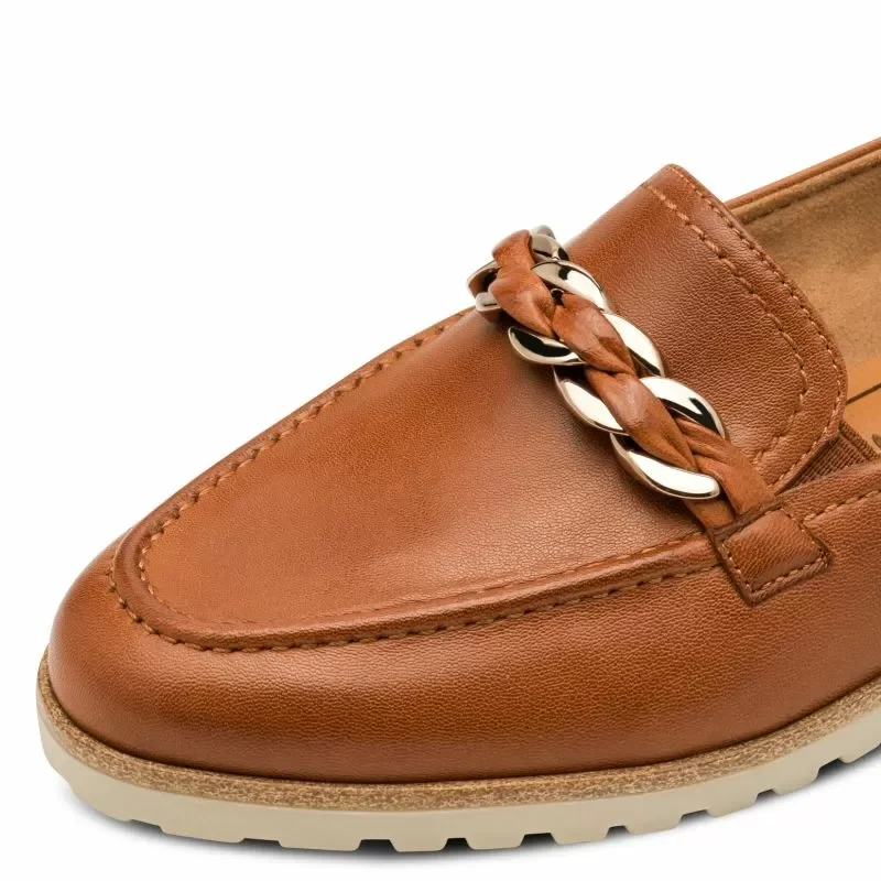 Дамски Лоуфър TAMARIS – 1-24200-42-348 COGNAC LEATHER — снимка 4