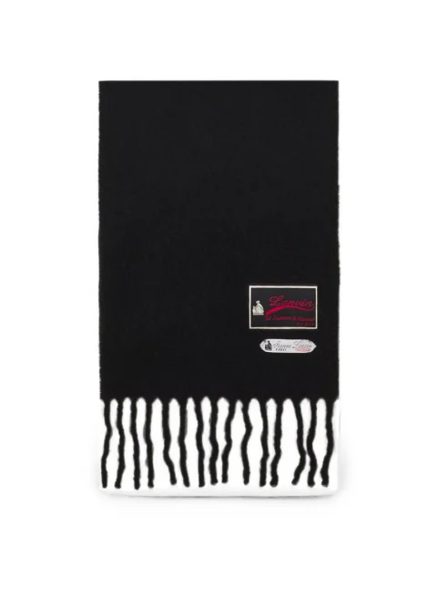 Вълнен шал с лого Lanvin
