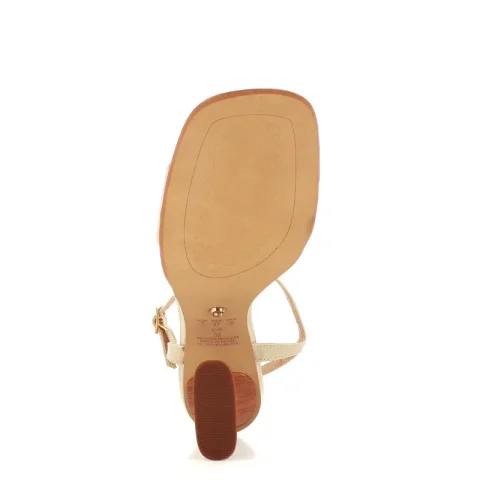 Дамски Сандали На Ток CECCONELLO – 2747007 OFF WHITE — снимка 5