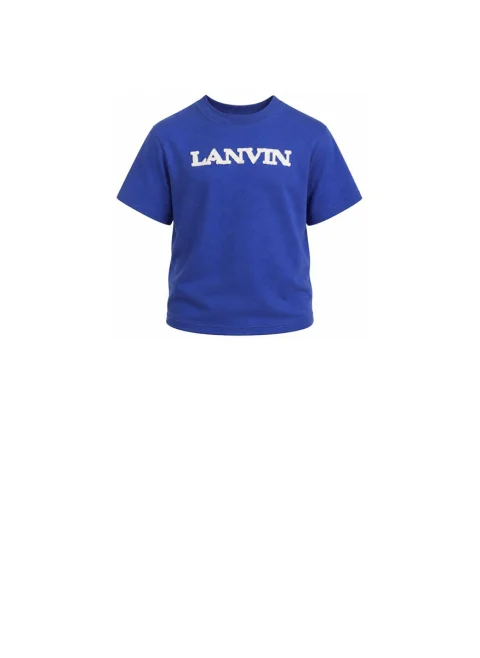 Тишърт с 3D лого Lanvin Kids