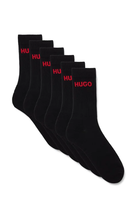 Чорапи (Pack of 6) Qs Rib Logo Cc 10257772 01 50510187 001