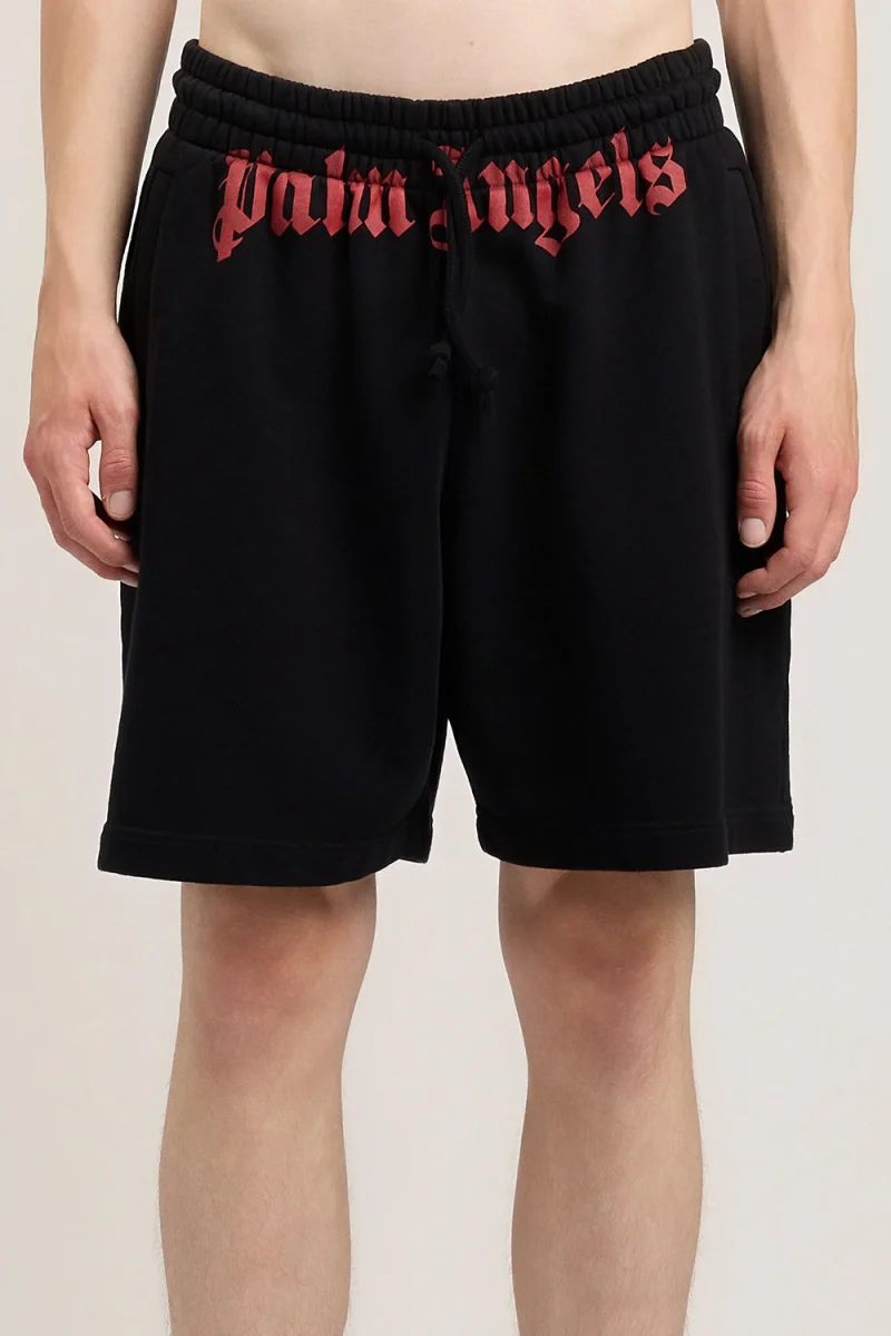 Бермуда Waist Logo PMCI019S26FLE001 1025-black red — снимка 2