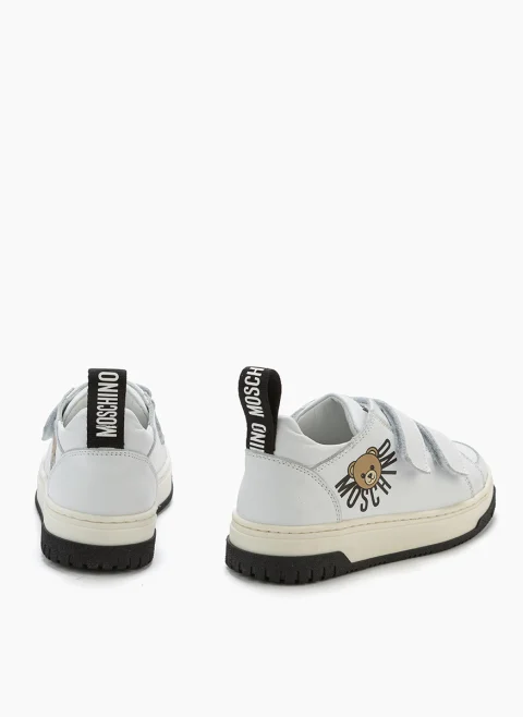 Кожени кецове 'Teddy Bear' Moschino Kids — снимка 3