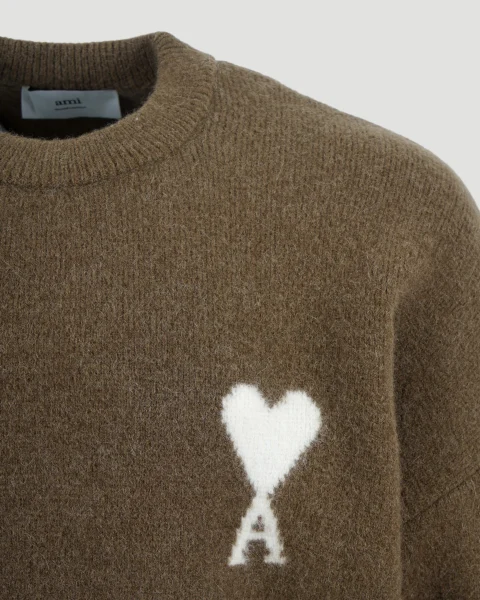 Alpaca Blend Sweater in Brown — снимка 2