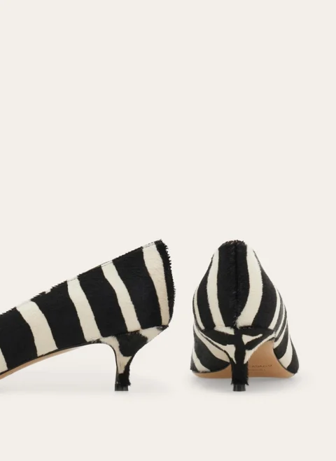 Обувки на ток 'Pony fur' Ferragamo — снимка 4