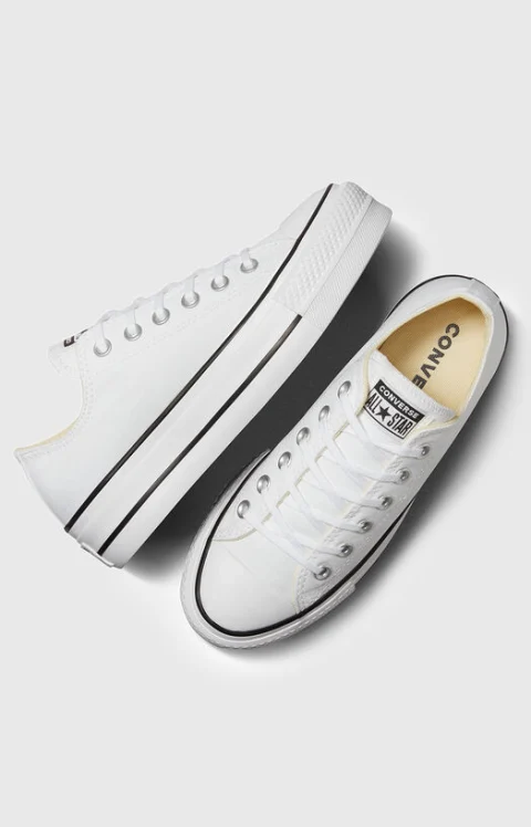 Спортни обувки CHUCK TAYLOR с платформа и лого — снимка 6
