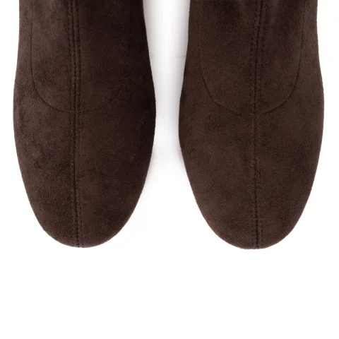 Дамски кафяви боти Casadei — снимка 9