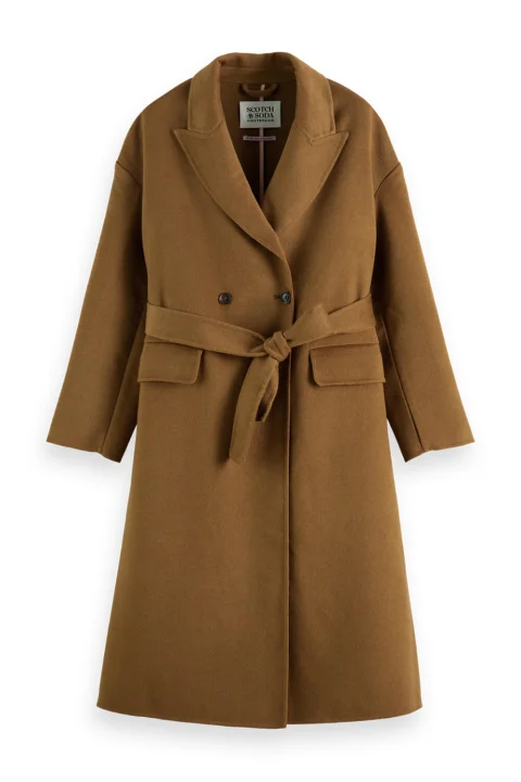 Палто Double Face Coat 178077 SC1341 tobacco