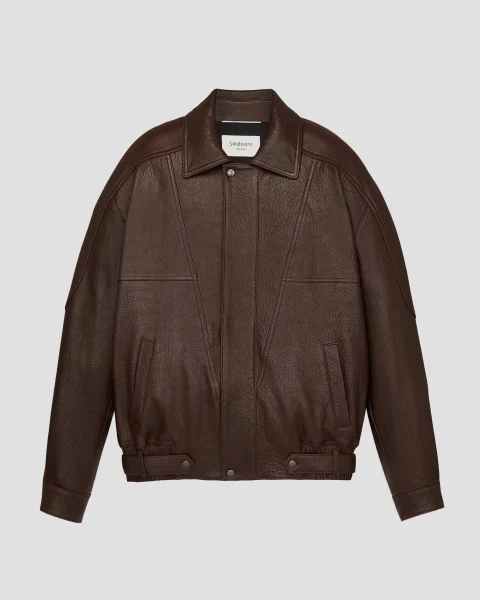Jacket in Bubbled Lambskin