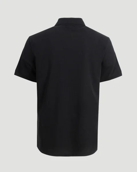 Rose Embroidery Piqué Polo Shirt — снимка 3