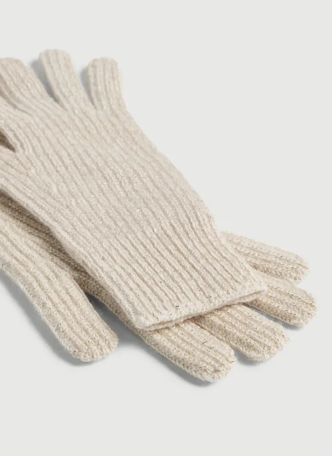 Ръкавици от кашмир 'Sparkling note' Brunello Cucinelli Kids S — снимка 2