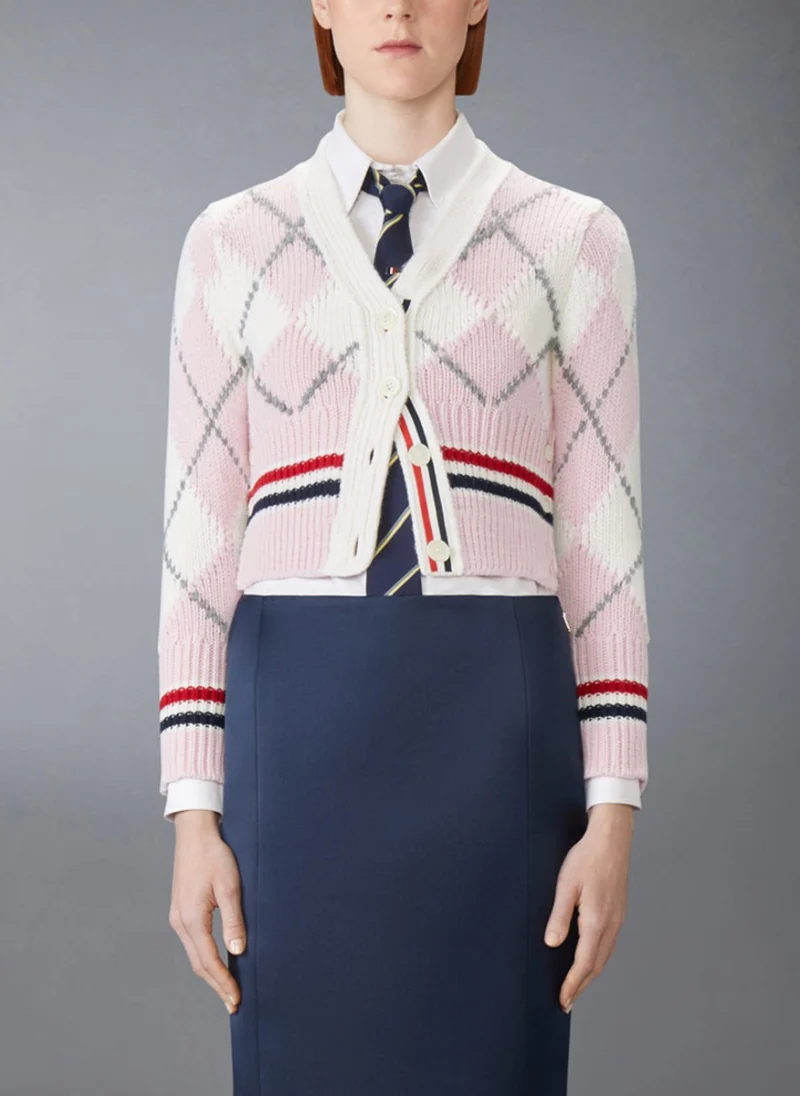 Жилетка от вълна със скъсена дължина Thom Browne