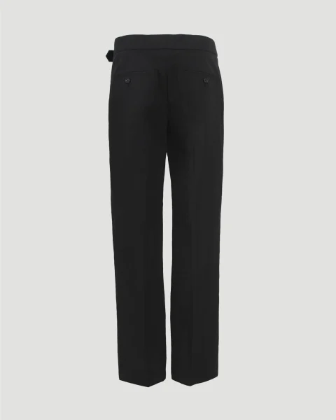T-Bar Belt Trousers in Black — снимка 2