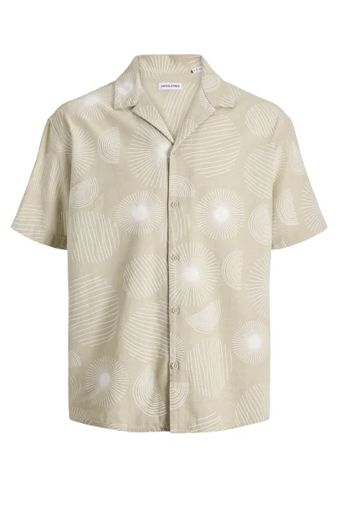 Риза Jjabstract Print Ss Resort 12290408 11-4201 TCX cloud dancer