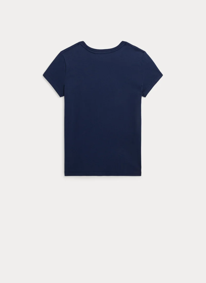 Тишърт с бродерия Ralph Lauren Kids 7-14 — снимка 5