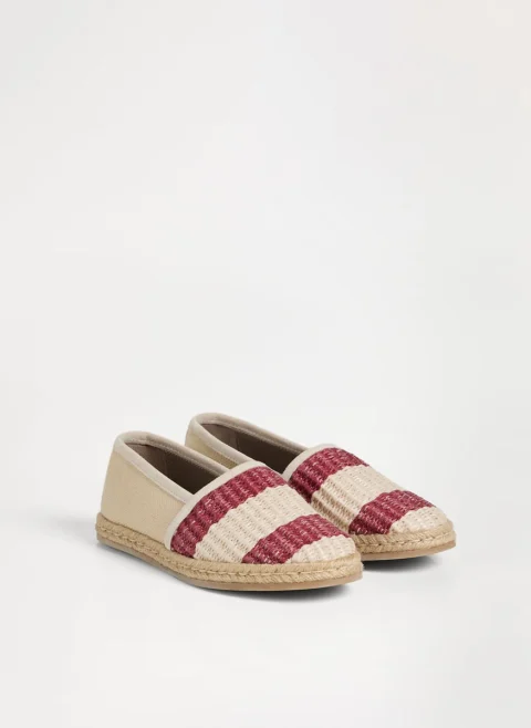Еспадрили с раиран мотив Brunello Cucinelli Kids — снимка 2