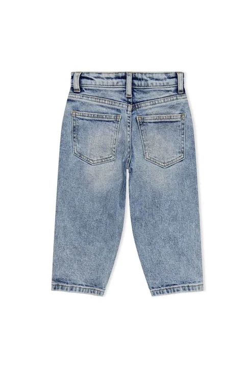 Детски Jean Kmgcalla Mom Fit Dest Dnm Az5564 15256453 bs000053 light blue denim — снимка 2