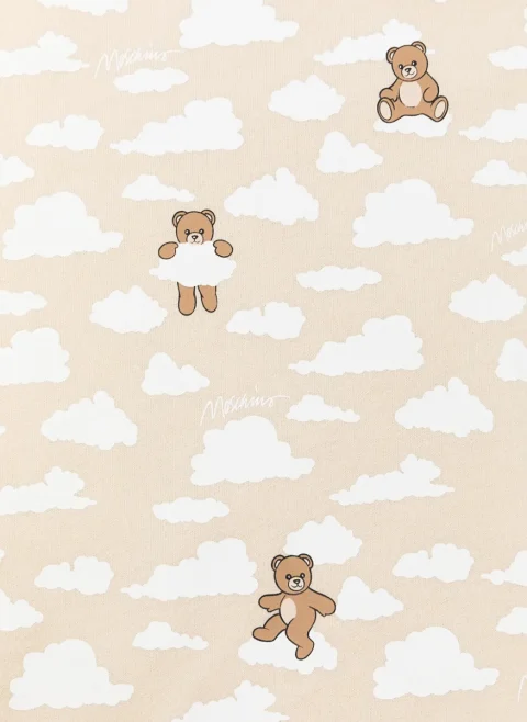 Памучно одеало с принт 'Teddy Bear' Moschino