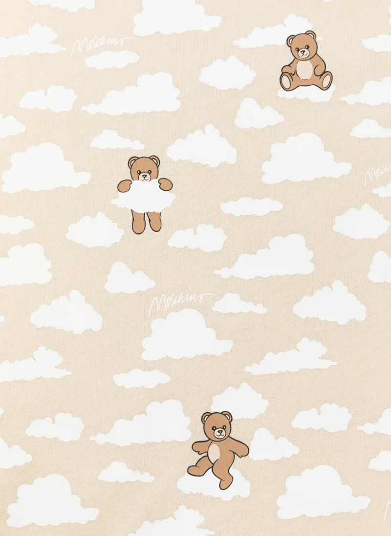 Памучно одеало с принт 'Teddy Bear' Moschino
