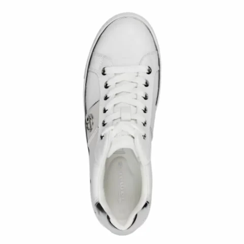 Дамски Сникърс TAMARIS – 1-23724-42-171 WHITE/SILVER — снимка 5