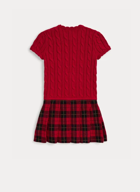 Рокля от плетиво 'Cable' Ralph Lauren Kids — снимка 2