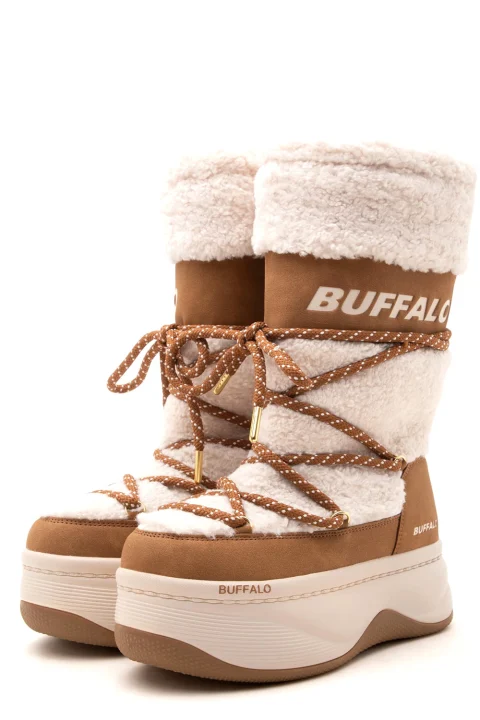 Ботуши Orcus Snow Hi BUFPD00018355 cognac,cream — снимка 2