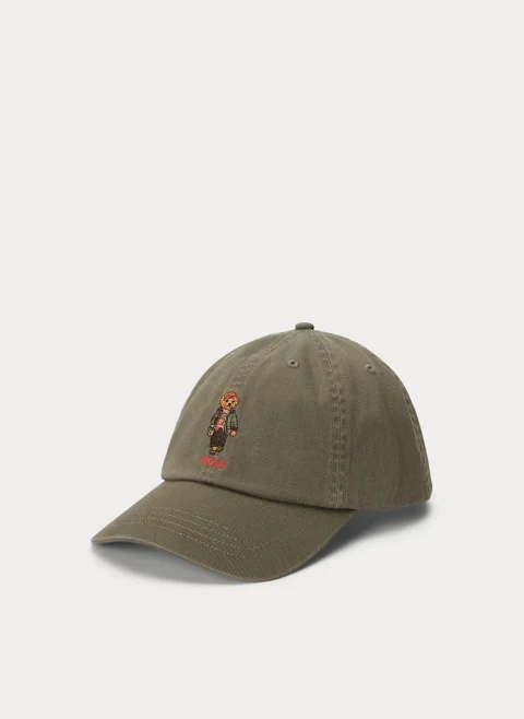 Шапка с бродерия 'Polo Bear' Ralph Lauren Kids