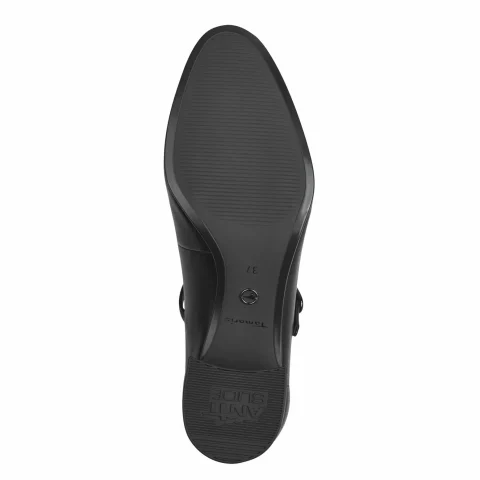 Токчета TAMARIS – 1-22311-43-003 BLACK LEATHER — снимка 6