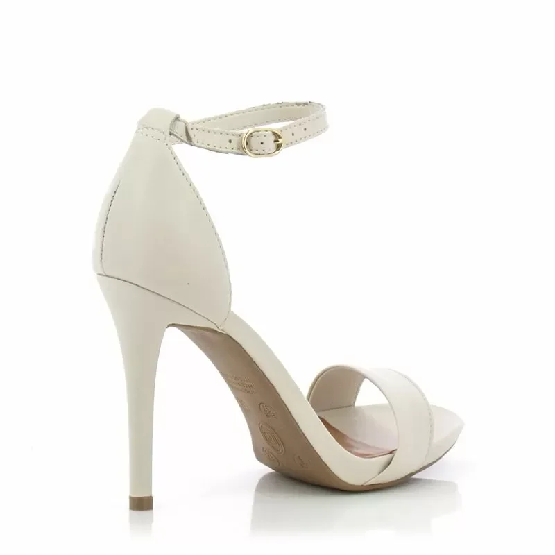 Дамски Сандали На Ток BOTTERO – 364401 OFF WHITE — снимка 2