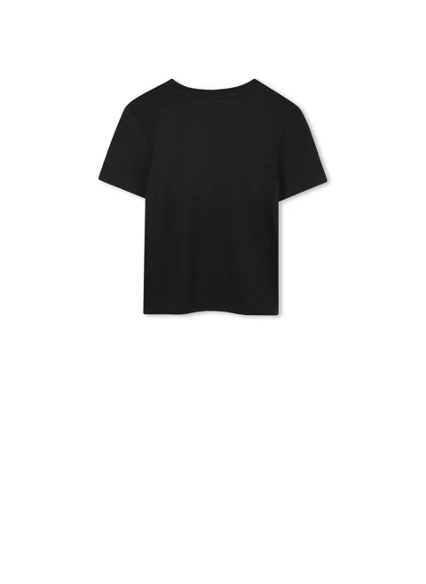 Тишърт с бродерия Lanvin Kids — снимка 2