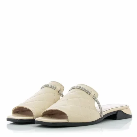Дамски Равни Чехли CARLO FABIANI – 040.310 R012 BEIGE — снимка 3