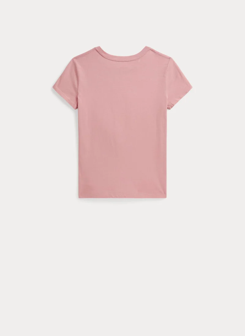 Тишърт с принт 'Polo Bear' Ralph Lauren Kids 7-14 — снимка 2