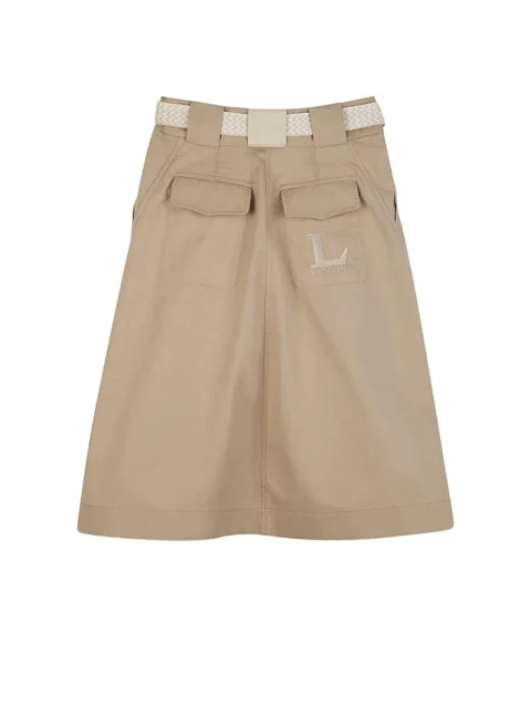Миди пола с колан Lanvin Kids — снимка 2