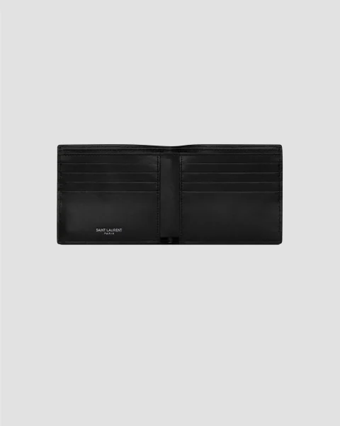 Tiny Cassandre East/West Wallet in Matte Leather — снимка 4