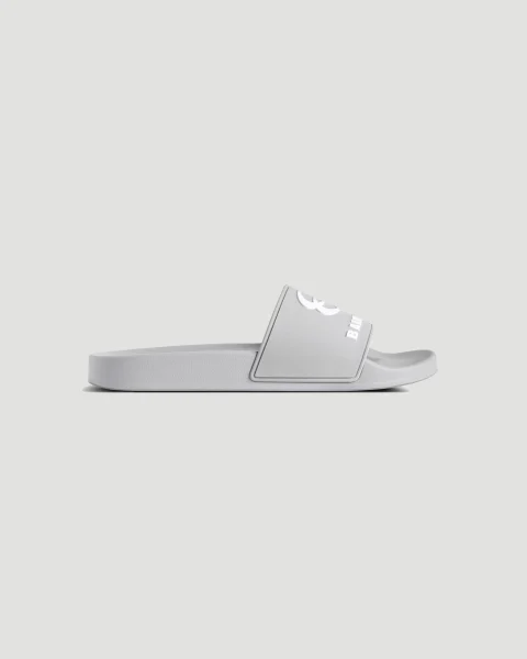 Pool Slide Sandal in Grey