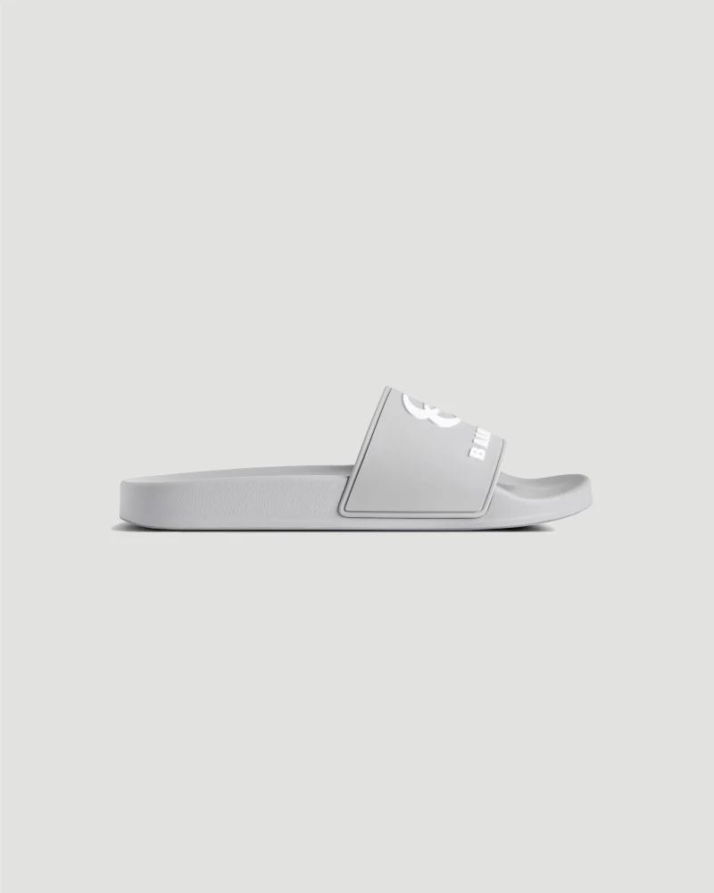 Pool Slide Sandal in Grey
