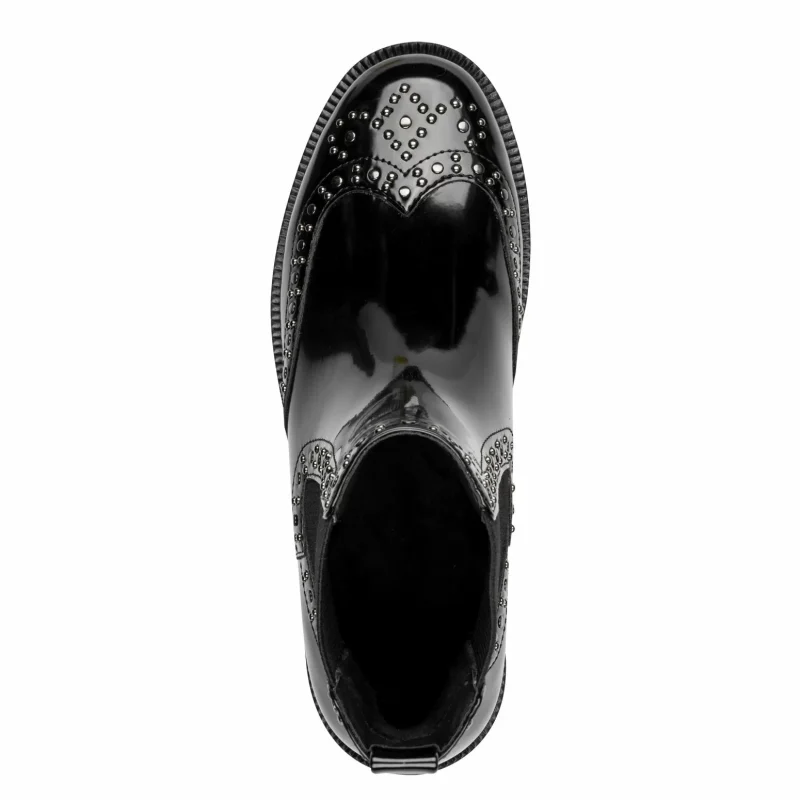 Дамски Равни Боти TAMARIS – 1-25340-45-001 BLACK — снимка 5