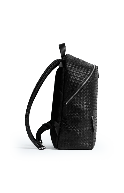 Intrecciato 1975 Backpack in Black — снимка 2