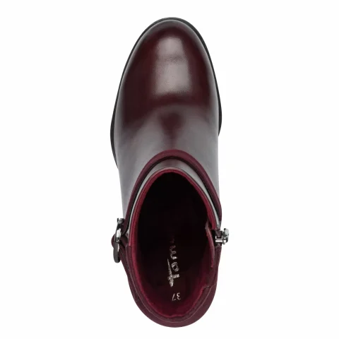 Дамски Боти На Ток TAMARIS – 1-25363-45-537 MERLOT — снимка 5