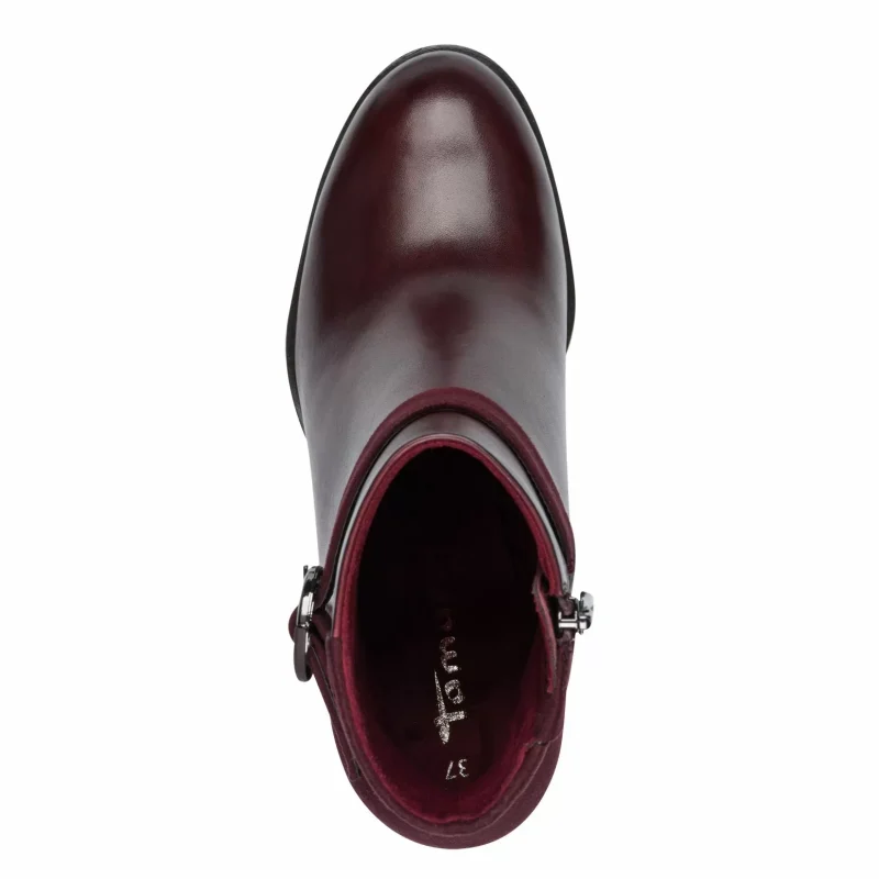 Дамски Боти На Ток TAMARIS – 1-25363-45-537 MERLOT — снимка 5